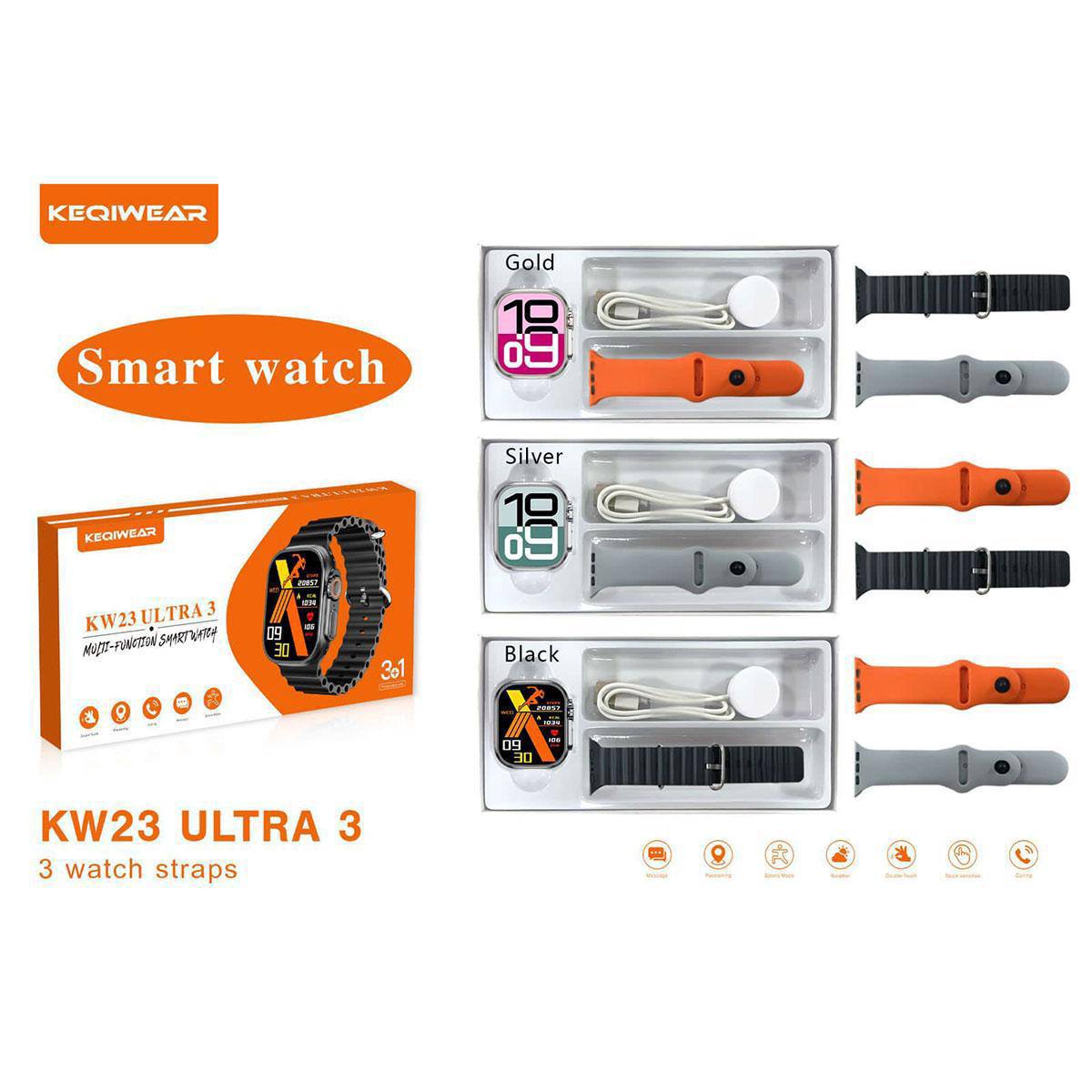ساعت هوشمند KW23 Ultra 3