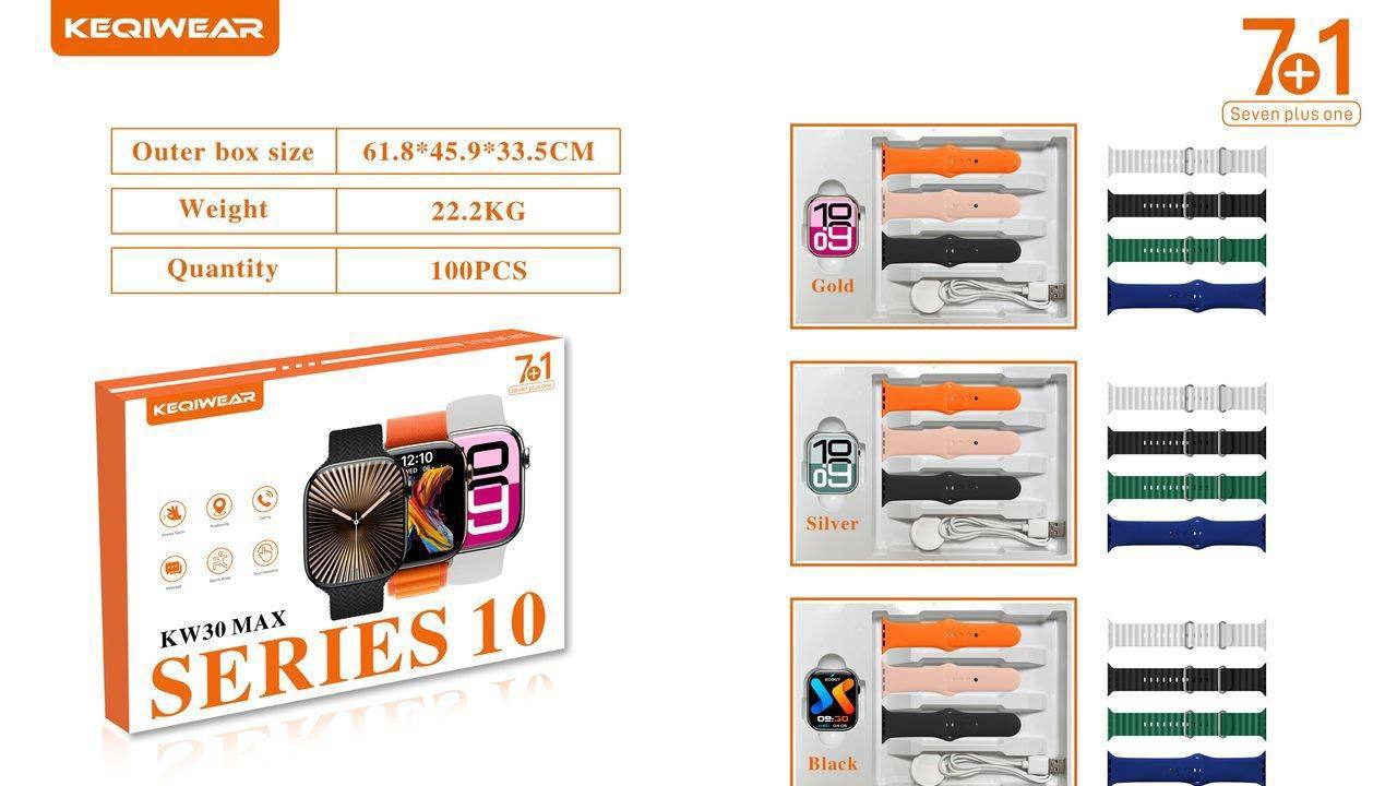 ساعت هوشمند KW30 MAX SERIES 10